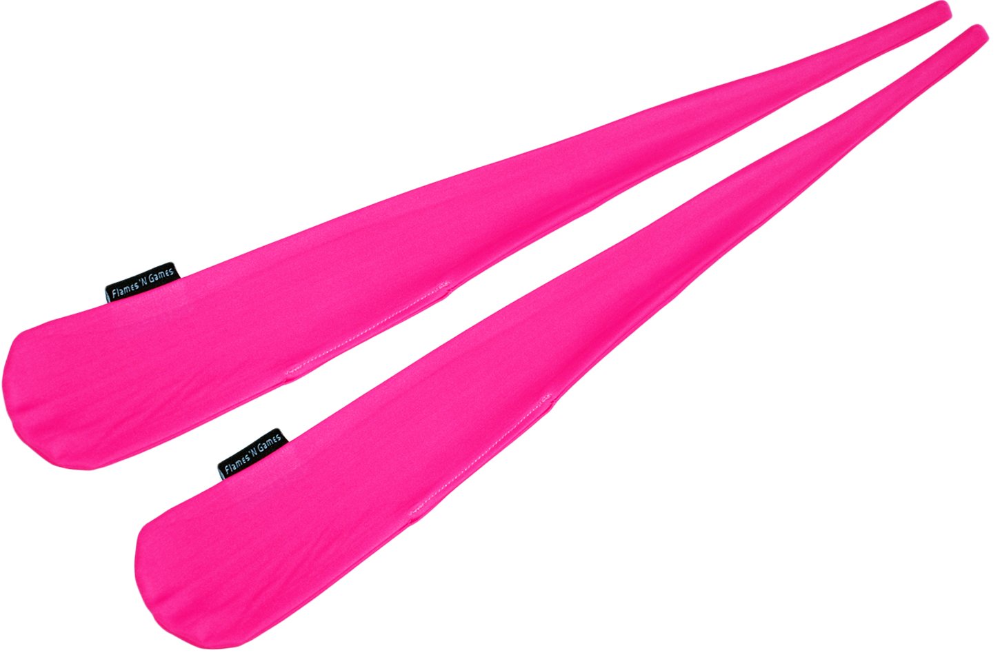 Flames 'N Games Pro Sock Poi (PINK) Spinning Poi Pair Stretchy Lycra Poi Socks