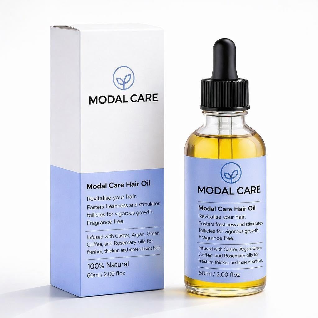 Caffeine Hair Growth Oil for 4C & Afro Hair | Edge Stimulator & Length Retention | Scalp Oil with Green Coffee & Rosemary (60ml)