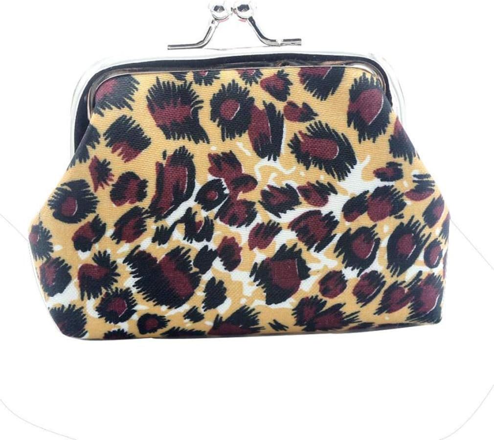leopard print money purse
