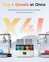 Creality Space Pi X4 Lite Filament Dryer 4 Spools Dual Chamber 75C view 2