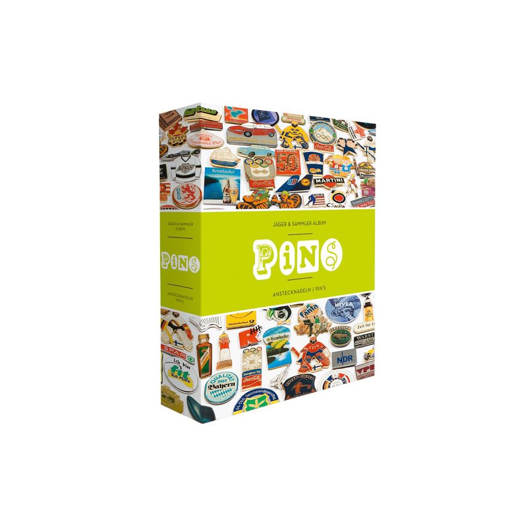 Leuchtturm 342616 Pin album for badges, pins and pins, incl. 4 velvet-covered pin boards