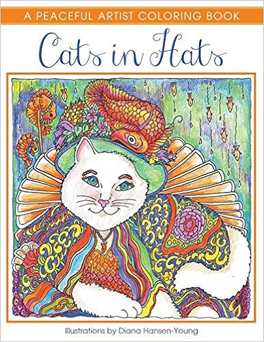 Cats in Hats: A Peaceful Artist Coloring Book