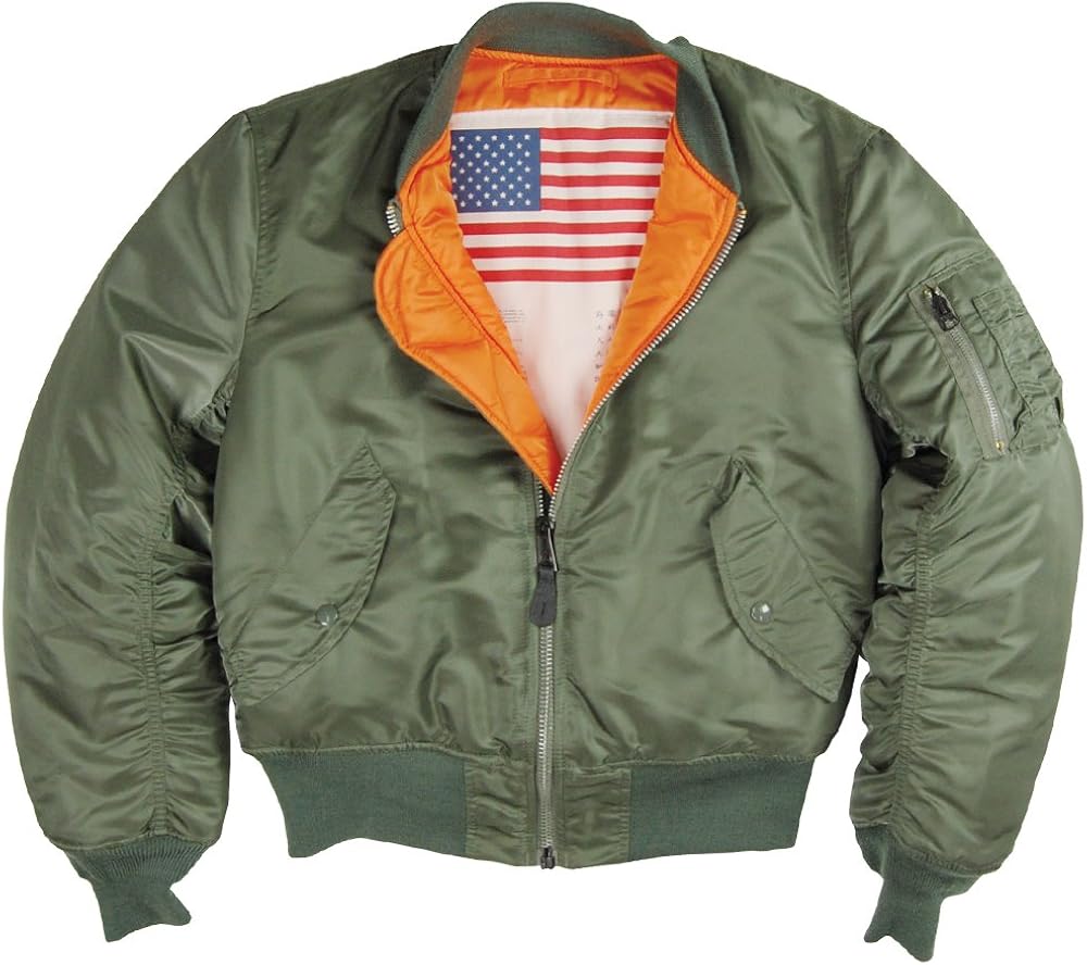 Alpha Industries Ma 1 Blood Chit Bomber Flight Jacket Fighter Pilot Flight Jacket At Amazon Men S Clothing Store Outerwear