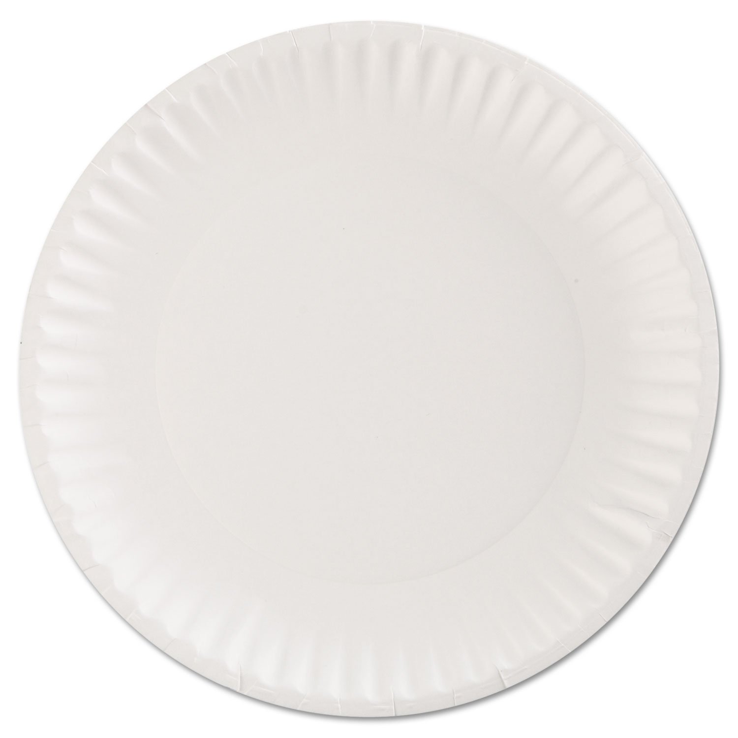 Photo 1 of AJM AJMPP9GRA Green Label Paper Plates, Microwavable, 9" Diameter (Pack of 100)