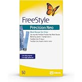 Freestyle Precision Neo Blood Glucose Test Strips, 50 Strips