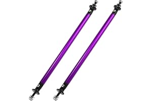 X AUTOHAUX 2pcs 200mm 7.87" Splitter Support Rods Adjustable Front Rear Bumper Lip Splitter Strut Rod Tie Support Bars Fit Most Vehicle Purple