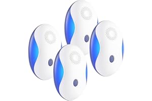 Ten KiKi Ultrasonic Pest Repeller,4-in-1 Ultrasonic Pest Repellent, Indoor Pest Control for Mouse, Mosquito,Bug, Insect, Cock