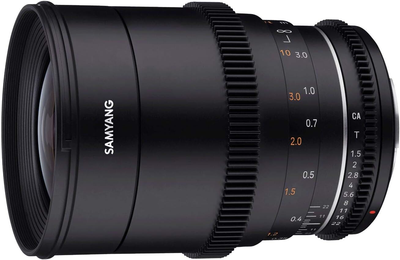 Samyang VDSLR 35mm T1.5 MK2 Manual Focus Cine Lens for Sony FE, Black, Sony E - Image 5
