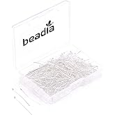 BEADIA Ball Head pins Silver for DIY Jewelry Making 30mm 400pcs