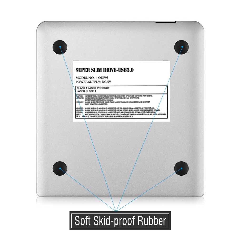 VersionTech Latest USB3.0 Ultra Slim Portable DVD Rewriter