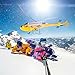 Victure Selfie Stick Extendable Aluminum Monopod Tripod Holder for Go Pro, Apeman, Victure Action Camera - Black