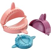 BTaT- Dough Press Set, 3 Pack, Dumpling, Empanada, Pastry and Turnover Press, Hand Pie Maker, Meat Pie Cutter