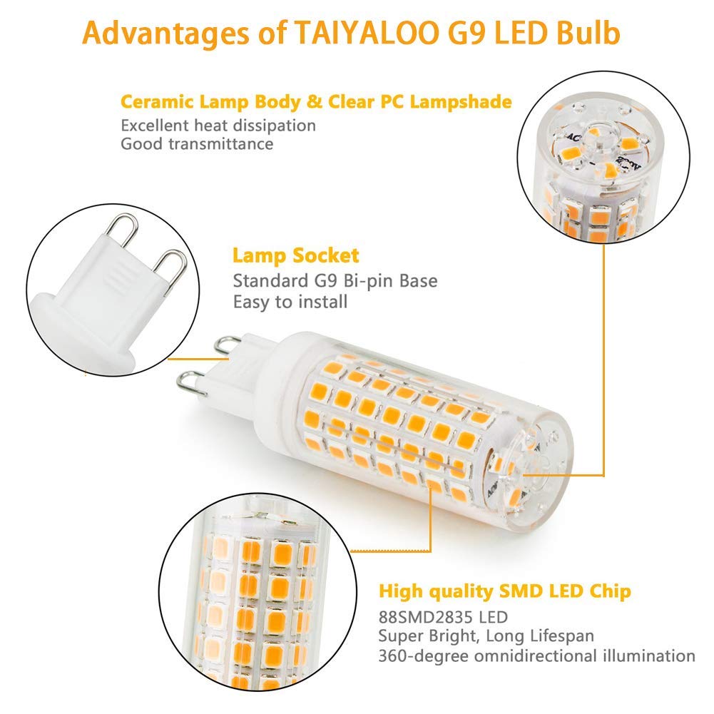 LED Halogen Replacement Bulbs for Home Lighting 7W Bedroom ...
