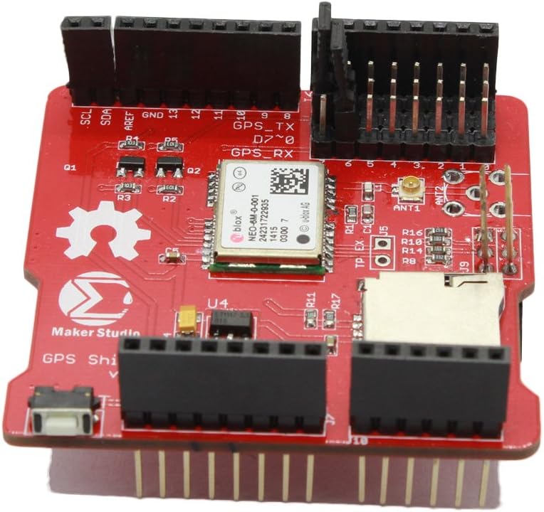 Makerstudio GPS Shield With Antenna for Arduino DIY