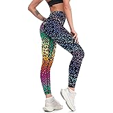 Cerburny Women's Athletic Workout Leggings High Waisted 4-Way Stretch Yoga Pants Running Shorts Exercise Pants