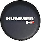 JRC Compatible with SUVs Hummer H3 H2 Spare Tire Cover Back Wheel Cover Soft Case Storage Bag Pouch Protector (XL: 285/75 R16