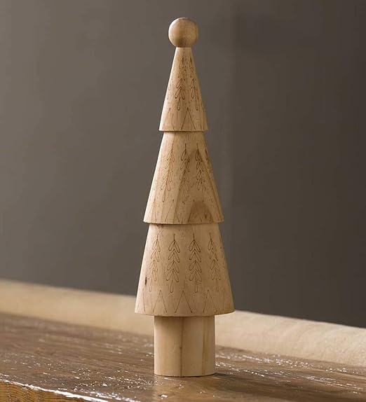 Amazon Com Accent Decor Inc Carved Wooden Chisel Tree Large