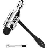 MDF Instruments, Tromner Neurological Reflex Hammer with Built-in Brush for Cutaneous and Superficial Responses - Light - HDP Handle - Durable, Professional-Grade - Black (MDF555P-11)