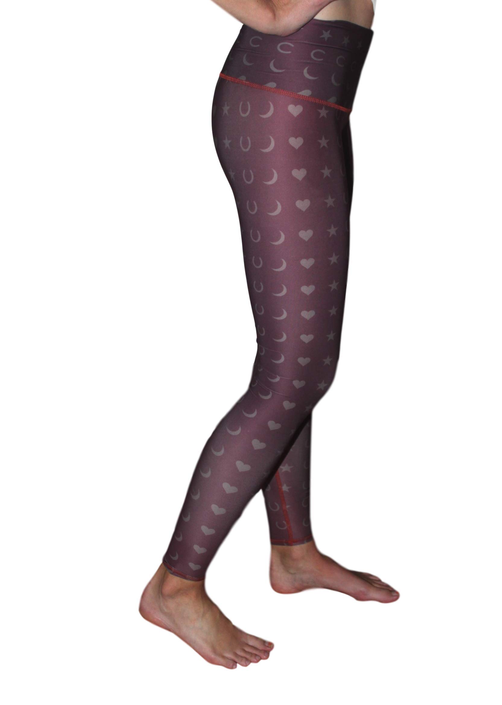 teeki Fortune Teller Hot Pants Leggings para mujer, pantalones de yoga sostenibles fabricados en Estados Unidos, leggings de entrenamiento de compresión de secado rápido, ropa activa ecológica reciclada, medias atléticas elásticas en 4 direcciones, talla 