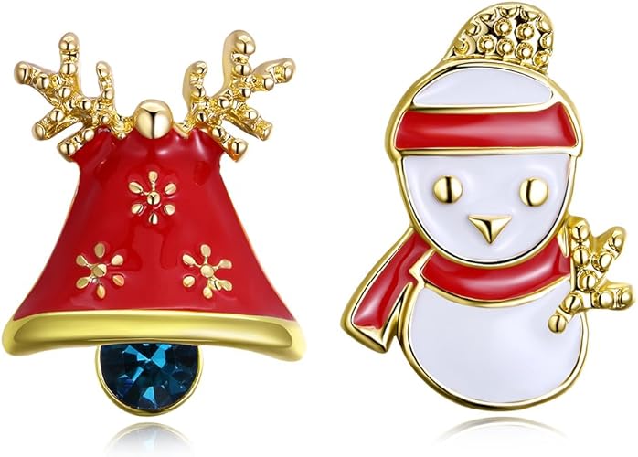 Amazon Rockyu ジュエリー ブランド 人気 レディース キャッチ ピアス おしゃれ ゴールド クリスマス 鈴 ステンレス ピアスキャッチ 通販