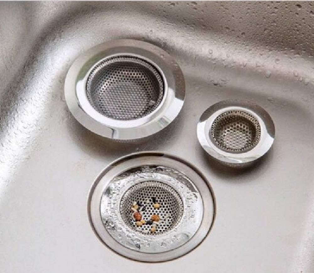 Teklingo Hair Catcher Shower Drain(3 Pack), Bathtub Drain Cover, Sink Tub Drain Stopper, Sink Strainer for Kitchen and Bathroom, Hair Stopper for Bathtub Drain Cover Size from 2.13'' to 4.5''. - - 