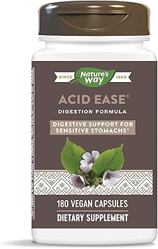Enzymatic Therapy Acid Ease Digestion Formula For Sensitive Stomachs 180 Veg Capsules Amazon De Drogerie Korperpflege