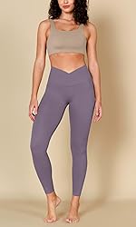 ODODOS ODCLOUD 2 Pack Cross Waist Leggings with