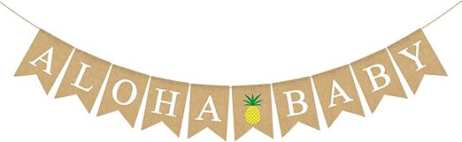 aloha baby banner