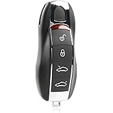USARemote Keyless Entry Remote Car Key Fob 4-Button Replacement for Porsche 911 Boxter Cayenne Cayman Macan Panamera (KR55WK50138, 7PP-959-753-BQ, 315 Mhz)