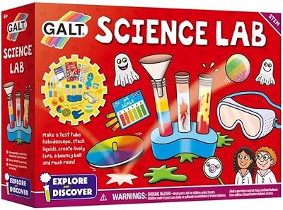 Galt Explore and Discover Science Lab Kit 20 Experiments for Kids 6+
