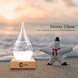 3DHOME Storm Glass Weather Bottle Weather Station with Thermometer Hygrometer view 8