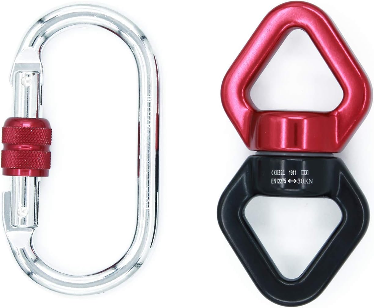 ColouredPeas Aerial Silks and Climbing Hardware Deluxe Equipment Set Rescue Figure 8 & Rope Swivel for Aerial Yoga Hammock, Mountaineering Swivel : Sports & Outdoors