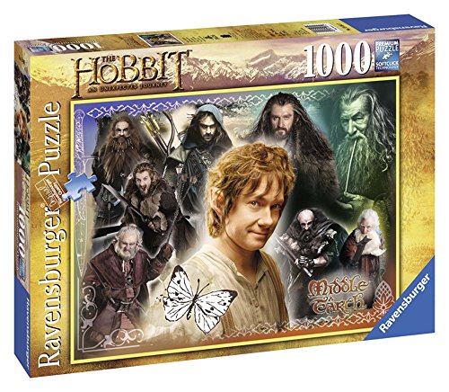 Ravensburger 19081 - The Hobbit: Treue Gefährten-Puzzle, 1000 Teile – Bild 2