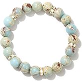 DUQGUHO Healing Bracelets for Women Anxiety Crystal Bracelet 10mm Stretch Stone Jewelry Crystal Gifts for Women