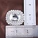 Zebratown 1Paris Crystal Shoe Clips Rhinestone Square Shoe Clutches Crystal Bridal Shoes Athena