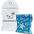 HSDMDMS Sand Remover for Beach, Sand Removal Bag, Must Haves Gift for Beach Vacation Camping Travel Trip Talc-Free