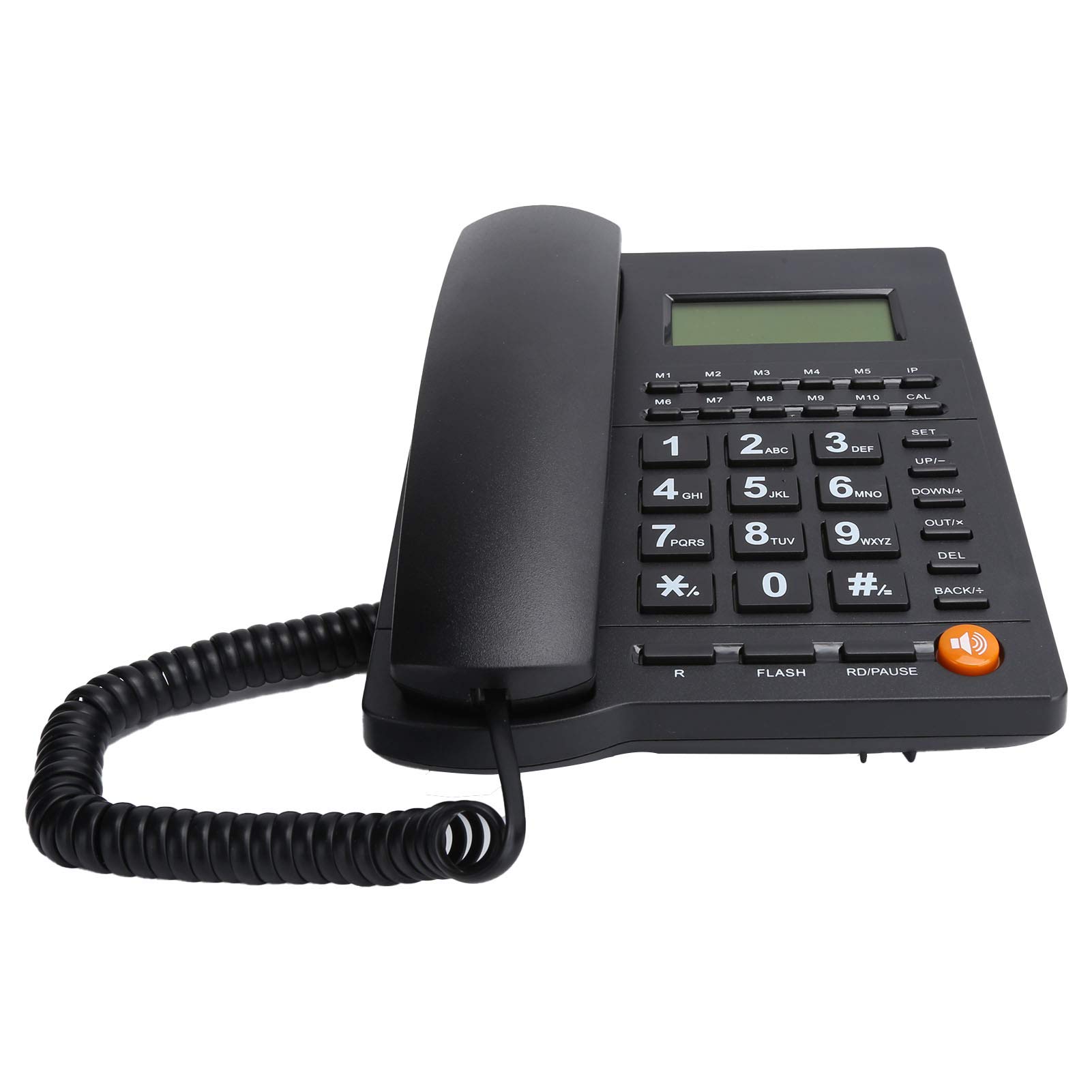 L019 Corded Phone with Caller ID, Desktop Landline Corded Telephone, Large Button Landline Phones for Family, Office, Hotel