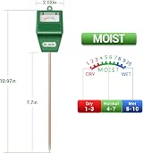 Dr.meter 27cm Soil Moisture Meter Plant Watering Indicator Hygrometer No Battery view 4