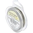 Artistic Wire, 20 Gauge Tarnish Resistant Tinned Copper Craft Jewelry Wrapping Wire, Silver Color, 15 yd