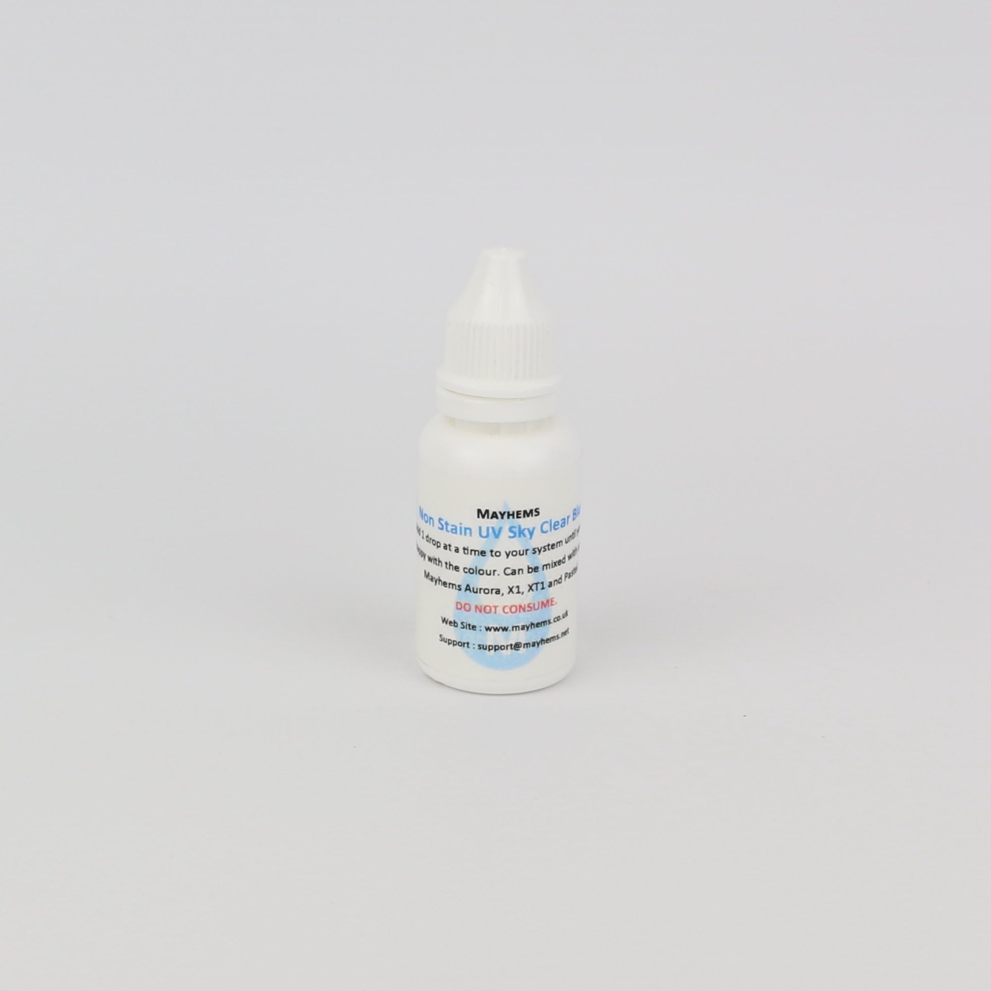 Mayhems Non Stain UV Clear/Sky Blue Dye 15ml