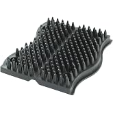 The Original ScratchnAll Animal Scratcher Pad, Flexible Acupressure Nubs &amp; Interlocking Design, Very Durable &amp; All-Weather, Great for Domestic, Barnyard and Zoo Animals - USA Made, Black
