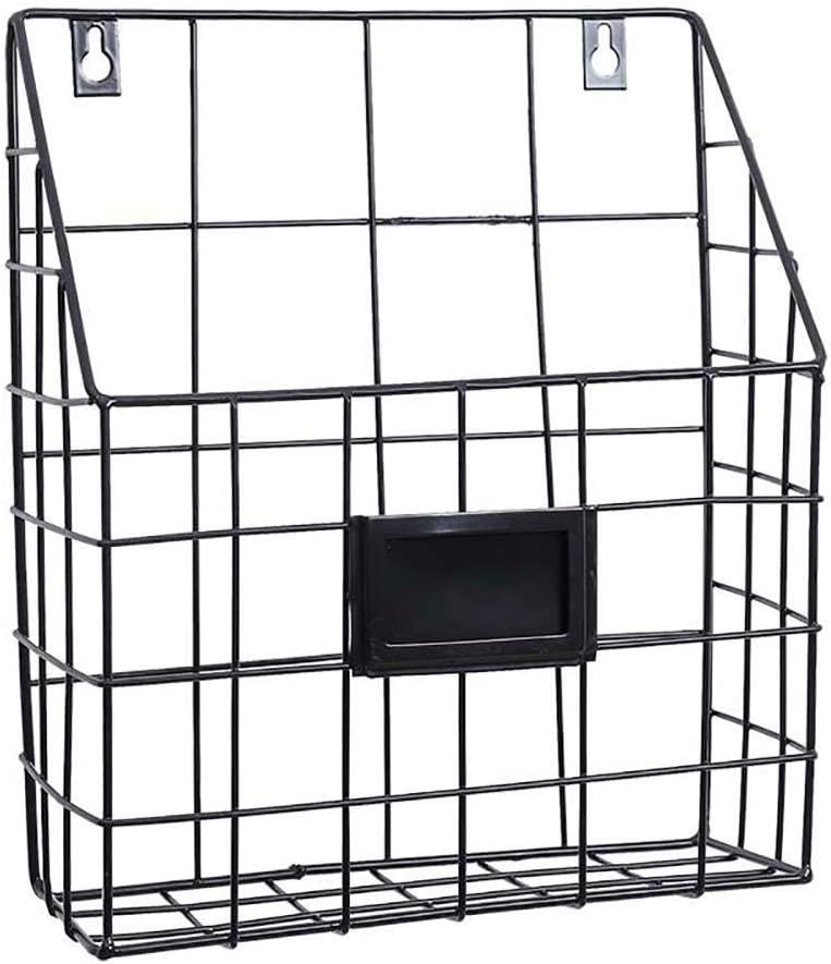 Haodou. Wall Mounted Newspaper Rack Newspaper Magazine Rack Iron Large