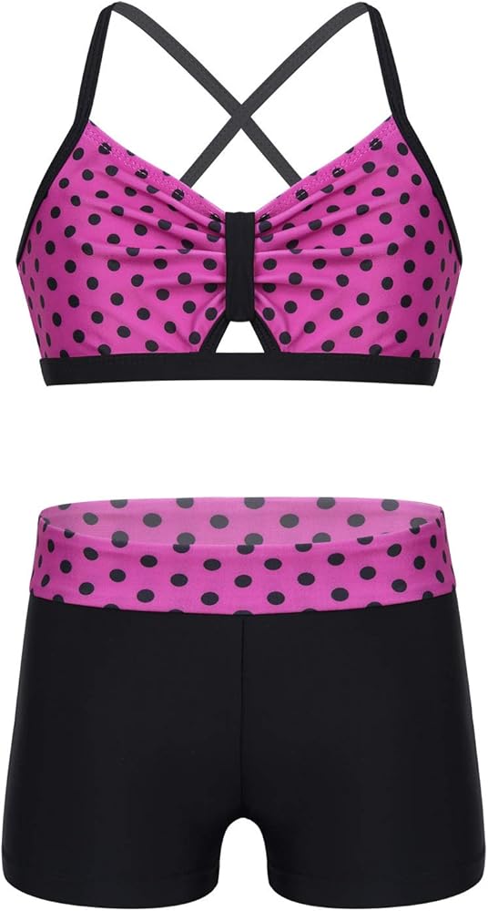 top y short deportivo niña