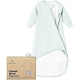 Unisex Sleeping Bag for Babies and Toddlers 1.0 Tog Sleep Sack 6-18 Months, Newborn Sleep Sack, Wearable Blanket Baby, One Piece Long Sleeves, Gifts for Baby