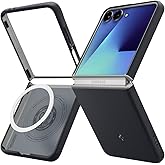 Spigen for Galaxy Z Flip 7 Case, Nano Pop MagFit [Fast Wireless Charging/Magnet for Galaxy] - Black Sesame