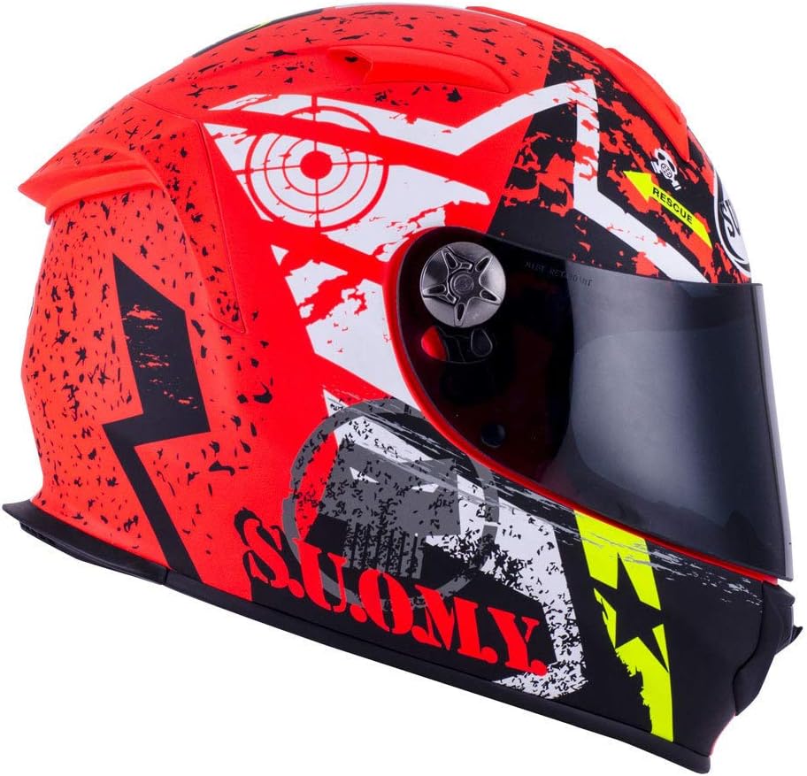 SUOMY - Casco Sr-Sport, Multicolor(Stars Orange), L