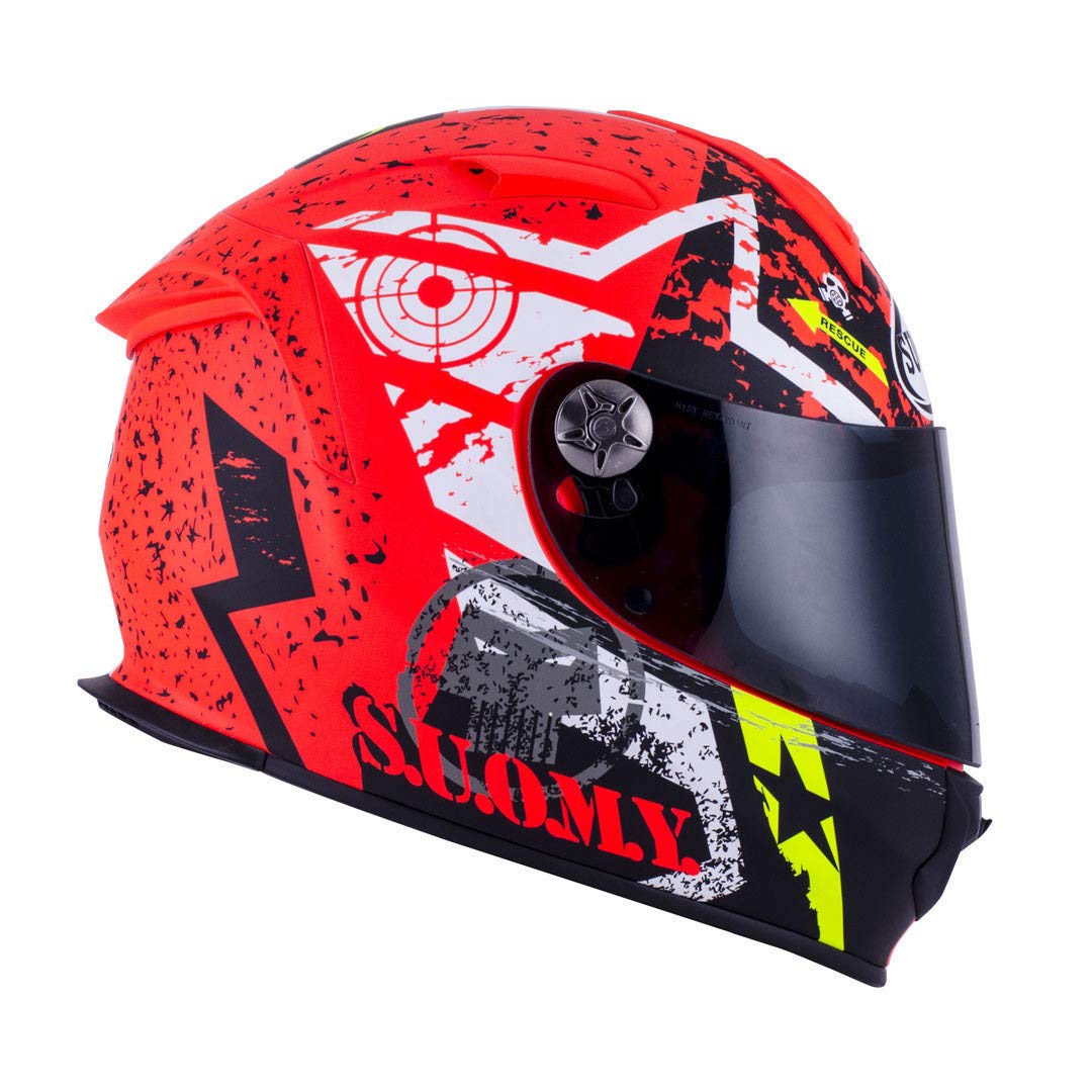 SUOMY - Casco Sr-Sport, Multicolor(Stars Orange), L