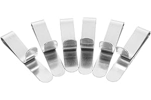 SWETRACE 6pcs Stainless Steel Mousse Cake Ring Clips for Extensible Baking Rings 6-10cm High Fixing Clips