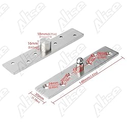 Alise 6-Inch Rotating Hinge 360 Degree Door Pivot