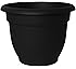 Fiskars 6 Inch Ariana with Self-Watering Grid, Black